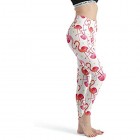 Generic branded Flamingo-Frauen-Leggings mit hoher Taille Yoga-Hose bedruckt Caprihose Strumpfhose für die Schule