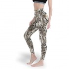 Generic branded Snakeskin Damen-Leggings coole 3D-Yogahose Knöchel Capri-Strumpfhose zum Spielen