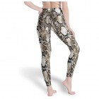 Generic branded Snakeskin Damen-Leggings coole 3D-Yogahose Knöchel Capri-Strumpfhose zum Spielen