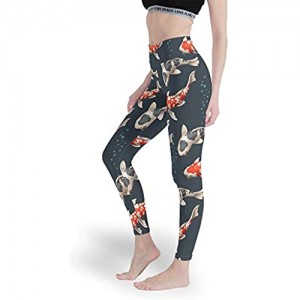 Generic branded Stylische Leggings für Mädchen dünne Yogahose dehnbare Capri-Strumpfhose für Workout
