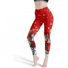 Qunrontan WeihnachtenDamen Sport Leggings Bequeme Yoga Hose Skinny Regular Capris Strumpfhose für Yoga