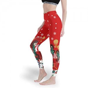 Qunrontan WeihnachtenDamen Sport Leggings Bequeme Yoga Hose Skinny Regular Capris Strumpfhose für Yoga