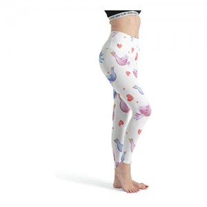 Stormruier Little BirdWomen Soft Ankle Leggings Cool Custom Yoga Pants Pilates Pants Capris Strumpfhosen zum Laufen