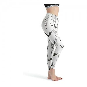 Stormruier Little BirdWomen Super Soft Leggings High Waist Yoga Pants Stretchy Capris Strumpfhose für Fitness