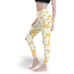 superyu bananaGirls Workout-Leggings Bauchkontrolle Yoga-Hose Yoga-Design Capri-Strumpfhose zum Spielen
