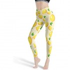 superyu lemonWomen Bauchweg-Leggings verschiedene Designs Yoga-Hose niedliche Capri-Strumpfhose für Radfahren