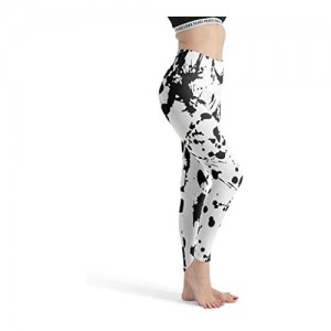 Xuanwuyi Splash InkGirls Super Soft Leggings Fun Yoga Pants Dünne Elastische Capris Strumpfhose für Fitnessstudio