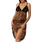 BAOFU Sexy Unterwäsche Damen Neu Dessous Nachthemd Nachtwäsche Unterwäsche Leopard Drucken