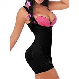 EuCoo Bodysuit figurformend figurformend für Damen figurformend effektiv große Größe Schwarz