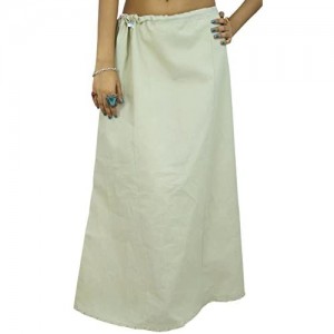 Fester PetticoatUnderskirt Bollywood Indische Frauen Kleidung Baumwolle Futter für Sari