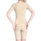 Generic Frauen Control Bodysuit Nahtlose Kurzarm Open Butt Ganzkörperformung Abnehmen Taille Trainer Korsetts Shapewear Unterwäsche
