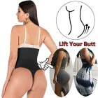 Damen Miederslip Hohe Taille Butt Lifter Shaper Figurenformend Shapewear Schlichte Taillenformer mit Bauch-Weg-Effekt