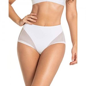 Leonisa Damen Super Comfy Control Shapewear Panty - Weiß - Groß