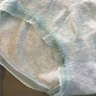 S-1 Shaping Unterwäsche Damen Damen Miederhose Mit Bein Miederpants Hohe Taille Bauch Weg Formender Color Cotton Blue