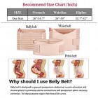 ASBYFR 3 in 1 Postpartale Unterstützung Recovery Bauch Taille Becken Gürtel-Taille Schlankheits-Gürtel