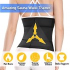 Corsenaan Latex Waist Trainer Belt for Women Weight Loss Sauna Sweat Slimming Belt Workout Sport Girdle with Zip