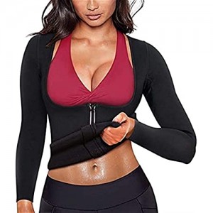 PoJu Frauen Heat Trapping Shirt Enhancing Weste Hot Sweat Body Shaper Tank Top für Frauen Fitness Sauna Anzug für Workout