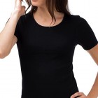SCHÖLLER Damen Unterhemd Kurzarm I Damen Shirt I 51141-44-561 I Größe 38 bis 50 I Farbe Schwarz