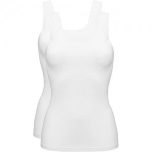 Ten Cate Damen Unterhemd Top 2-Pack Basic Cotton (3370)