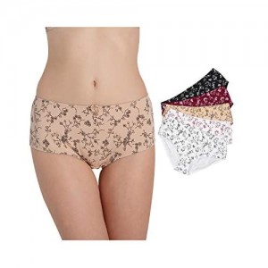 KISSLACE Damen Unterhosen Baumwolle 5er Pack Slips Große Größen Hipsters Panties