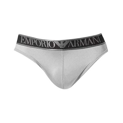 Emporio Armani Herren Underwear Shiny Microfiber Thong Panties