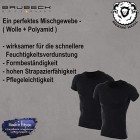 BRUBECK 2er Herren T-Shirt | Atmungsaktiv | Thermo | Sport | Outdoor | Funktionsunterhemd | Oberteil | 41% Merino-Wolle | SS11030