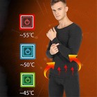 FR&RF Heizung Thermo-Unterwäsche Set Winter beheizt Jacket Men USB Elektroheizung Jacken-Hemd Motorrad-Top Bekleidung