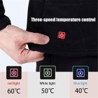 Winter USB-elektrische erhitzte Jacke Thermo-Unterwäsche Paar Intelligent Constant Thermo-Bekleidung für Männer Frauen Motorrad-Anzug Set
