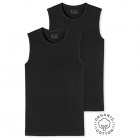 Schiesser Herren 95/5 Organic Cotton Unterhemd mit breiter Schulter (2er Pack)