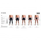 SAXX Underwear Co. Boxershorts - Ultra Herren Unterwäsche Boxershorts mit integriertem Ballpark Pouch Support Schwarz/Grau Medium