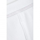 con-ta DOPPELRIPP Lange Hose mit Eingriff Bequeme Unterwäsche für Herren Klassische Unterhose figurbetonte Leggings aus weicher Baumwolle in Weiß Größe: 5-12
