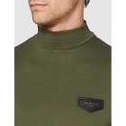 Gianni Kavanagh Herren Army Green Core Turtleneck Long Sleeve Tee Unterhemd