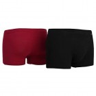 Bugatti Herren Pants Unterhose - Baumwolle Single Jersey rot Uni 2er Pack