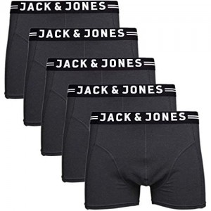 JACK & JONES Herren 5er Pack Boxershorts Mix Unterwäsche Mehrpack
