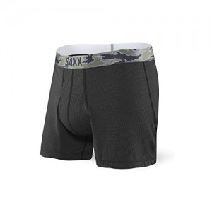 SAXX Underwear Co. Boxer - Quest Loose Cannon Boxer - Unterwäsche mit integrierter Ballpark Pouch Support Herren Unterwäsche Core