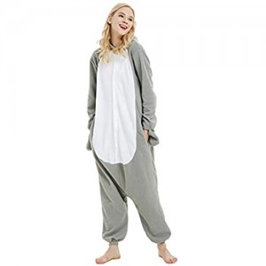 WANGLXPA Weicher Siegel Kostüm-Anzug Onesie/Jumpsuit Einteiler Body für Erwachsene Damen Herren als Pyjama oder Schlafanzug Unisex Kostüme