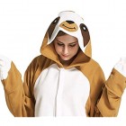 ZHHAOXINPA Faultier Kostüm-Anzug Onesie/Jumpsuit Einteiler Body für Erwachsene Damen Herren als Pyjama oder Schlafanzug Unisex