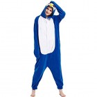 ZHHAOXINPA Pinguin Kostüm-Anzug Onesie/Jumpsuit Einteiler Body für Erwachsene Damen Herren als Pyjama oder Schlafanzug Unisex