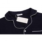 Ekouaer Nachthemd Damen Nachtkleid Baumwolle Schlafhemd Kurzarm Sleepshirt V Ausschnitt Schlafanzug mit Knopfleiste