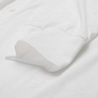 QPRER Frühlings- Und Herbst-Herrenpyjamas Einteiliger Home Service Einfarbiger Langärmeliger Bequemer Knopf Lässiger Einteiliger Pyjama Weiß