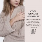 DREAMON Bademantel Herren - 100% Baumwolle Flauschig Frottee Morgenmantel - Unisex Perfekt für Herren und Damen - Farbe Beige