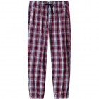 JINSHI Herren Schlafanzughosen Karierte Pyjamahose Baumwolle Nachtwäsche Lang Loungewear