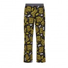Star Wars May The Force Be with You Print Black Lounge Pant Pyjama Bottoms by Re:Covered