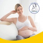 Medela Comfy Still-BH für Schwangerschaft und Stillzeit Größe XL Weiß passt Sich dem wechselnden Körper der Mutter während der gesamten Schwangerschaft an nahtlos mit Clip für mehr Hautkontakt