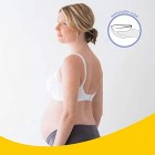 Medela Comfy Still-BH für Schwangerschaft und Stillzeit Größe XL Weiß passt Sich dem wechselnden Körper der Mutter während der gesamten Schwangerschaft an nahtlos mit Clip für mehr Hautkontakt