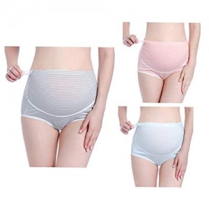 FEOYA Damen Umstandsmode Unterwäsche Over Bump Baumwolle Schwangerschaft Panties Plus Size Hohe Taille Nahtlose Slips 3er Pack