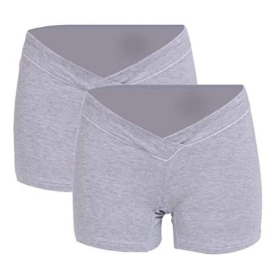 Huixin Damen Umstandsmode Slip Schwangerschafts Niedrig Baumwolle Unterwäsche Elegante Taille Unterhose Panty Für Unterhalb 2
