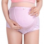Ouzhoub Atmungsaktive Damenunterwäsche Damen-Unterwäsche Einstellbarer High Waist Magen Aufzug Große Schwangere Frauen-Unterwäsche (Size : L)